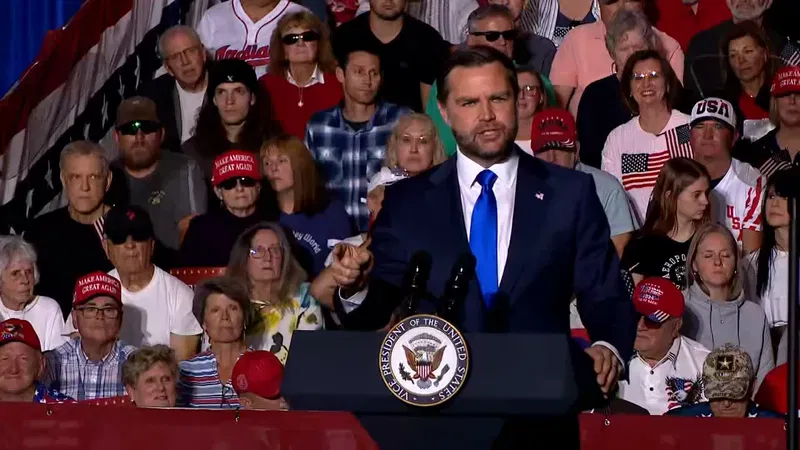 JD VANCE CAMPAIGNS FOR REPUBLICAN CANDIDATES AT WESTERN NORTH CAROLINA RALLY